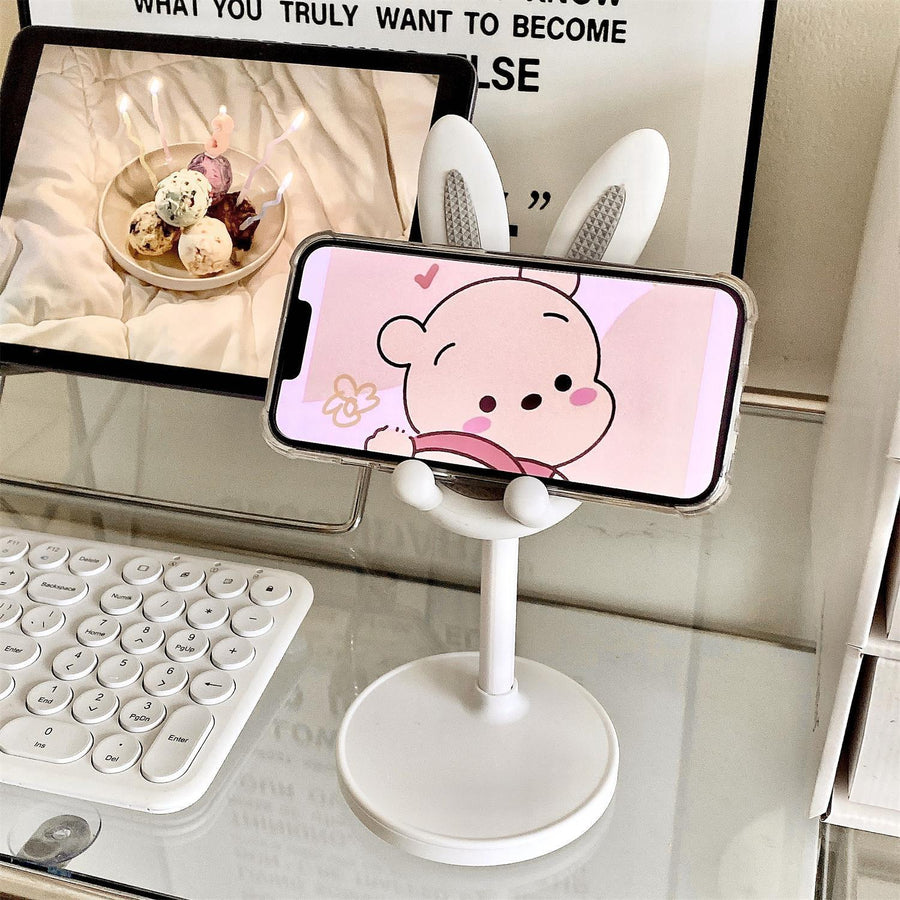 Kaninchen Handy Halterung Desktop Einstellbar Einstellbar Multifunktionale Tragbare