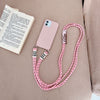 Long Diagonal Lanyard Liquid Silicone Phone Case
