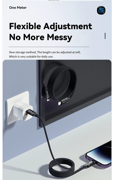 Magnetic Data Cable Suitable For 14 Mobile Phone Tablet Fast Charging