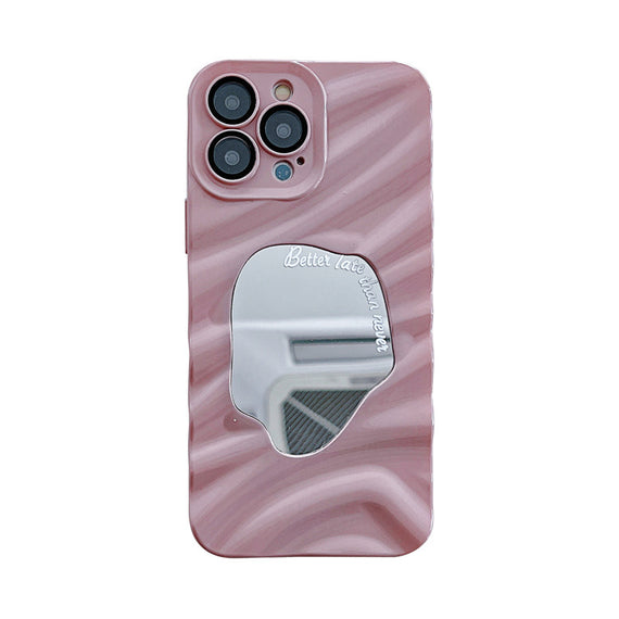 Mirror Water Ripple Is Suitable For 14ProMax Mobile Phone Case
