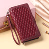 Crossbody Plaid Multifunktionale Reißverschlusstasche Handytasche