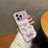 Großes Fenster Furnier Telefon Fall Silikon Soft Case