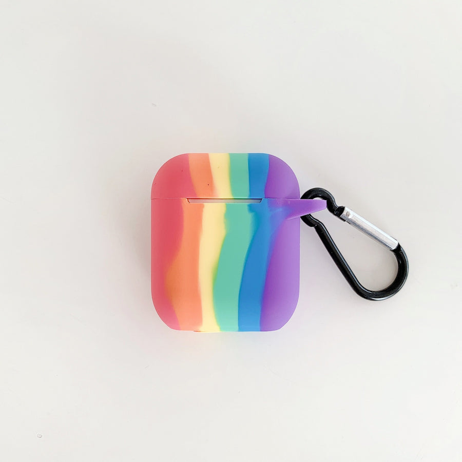 Compatible with Apple, Rainbow silicone protective sleeve