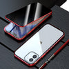 Magnetische Privatsphäre Glas Fall Für X XS XR Anti-Spy 360 Schutzhülle