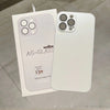 Frosted Glass Primary Color Comes With Lens Protector Phone Case