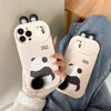 Furry Panda Handyhülle Süße Schutzhülle