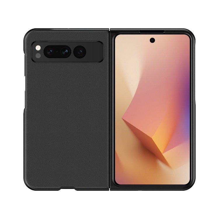 Plain Leather Anti-fall Ultra-thin Foldable Leather Protective Shell