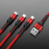 Câble de charge rapide Android tressé One With Three Data