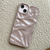 Electroplating Three-dimensional Pleated Phone Case