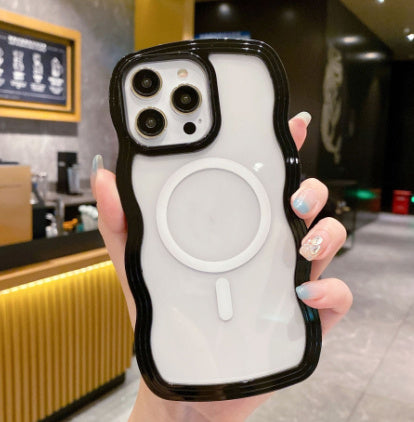 Magnetic Shell Wave Soft Phone Case