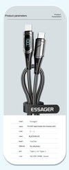 Fast Charge 100W Dual Type-c Super Fast Charge Data Cable