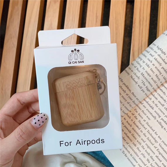 Wood grain earphone cover