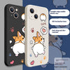 Corgi Cartoon Silikon Soft Cover Handyhülle