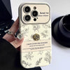 Großes Fenster Furnier Telefon Fall Silikon Soft Case