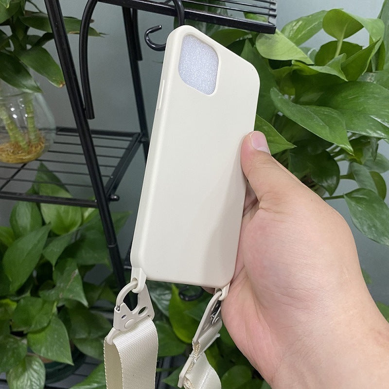 Flüssigsilikon-Handyhülle mit integriertem Lanyard