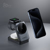 Folding Magnetic Three-in-one Wireless Charger 15W Fast Charge Multifunction Bracket