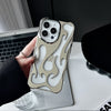 Galvanisieren Hohl Wärmeableitung Telefon Fall Flamme Muster Hochwertige Soft Shell