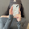 Three-dimensional Pleated Water Ripple Phone Case