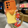 Suitable For S24ultra Phone Case A73 Love S23 Lanyard