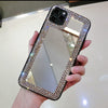 Acrylic Mirror Rhinestone Luxury Diamond Makeup Mirror Phone Case