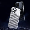 Coque de téléphone en alliage d'aluminium pour iPhone 14/13 Pro Max Plus, creuse, antichoc, dissipation thermique