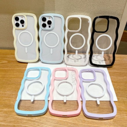 Magnetic Shell Wave Soft Phone Case