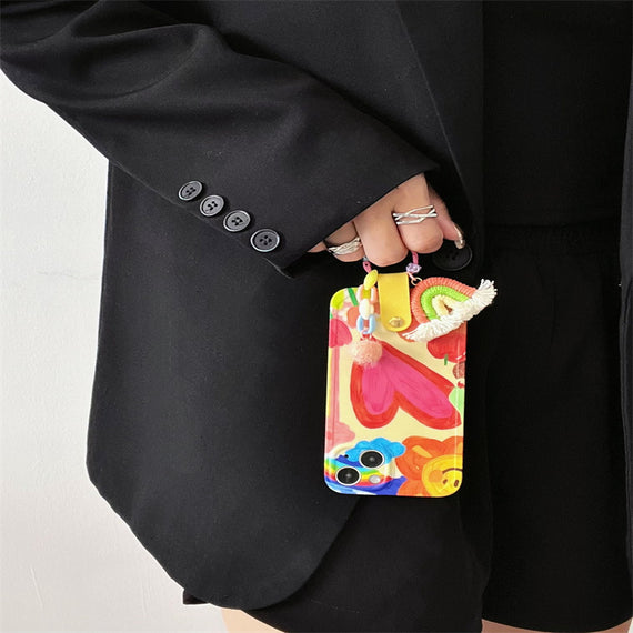 Graffiti Love Rainbow Crossbody New Creative Soft Shell