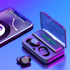 Multifunction Bluetooth Headset Binaural Movement Power Bank Phone Support