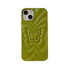 Solid Color Pleated Butterfly Suitable For 14promax Phone Case