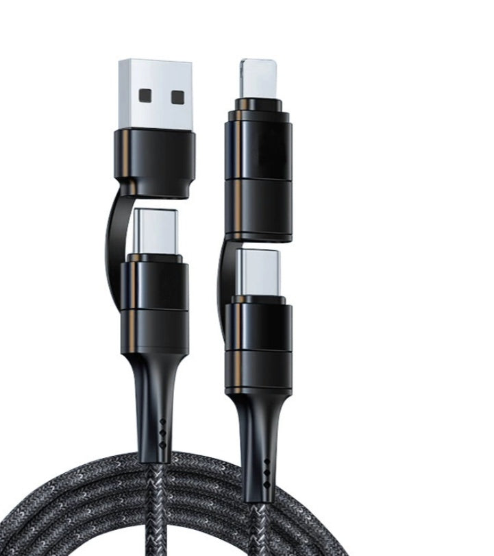 60W Multi-head Multifunctional Charging Cable
