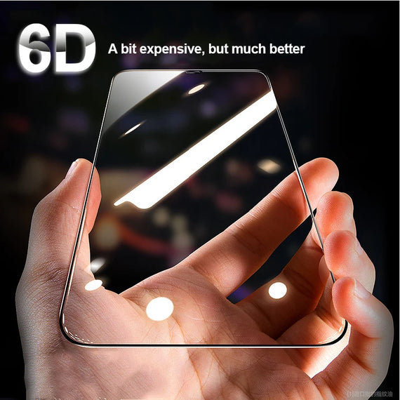 6D Full Curved Glass on For iPhone 16 13 11 Pro Max X XS XR 12 Pro mini Screen Protector Tempered Glass For iPhone 13 14 15 Pro