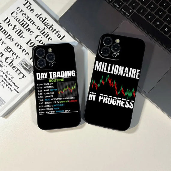 English Grid He Back Cover Painted Drop-resistant Phone Case