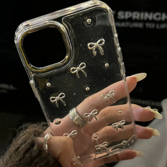 Japanese And Korean Ins Sweet Girl Bow Phone Case