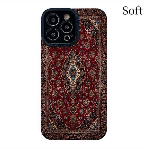 Persian Carpet Pattern Lambskin Phone Case