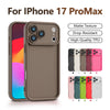High Quality Matte Texture Case For iPhone 17 Pro Max Case For iPhone 17 air Cover Shockproof Soft TPU Phone Back Cover Cases