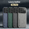 Leather Sheepskin Soft Case For iPhone 17 Pro Max 17 Air 16 Pro Max 16 Plus 16e 16Pro 17Pro Max Cover Frame Shockproof Cases