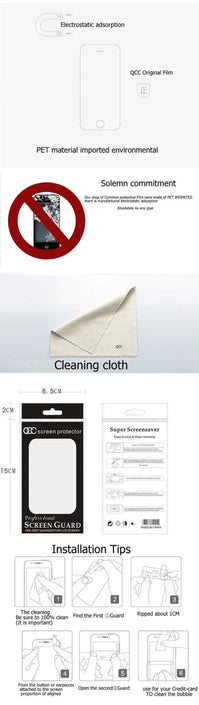 1 Pair (front+back) HD LCD clear glossy film For iphone 4 4G 4S 5 5g 5s 6 6s 6s 7 x 8 10 plus screen protector film guard