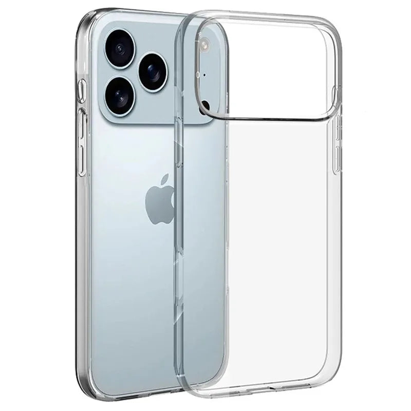 Luxury Transparent Soft Silicone Phone Case For iPhone 17Pro Max 17Pro 17 Air Ultra Thin Clear Cases Cover For iPhone 17 Pro Max