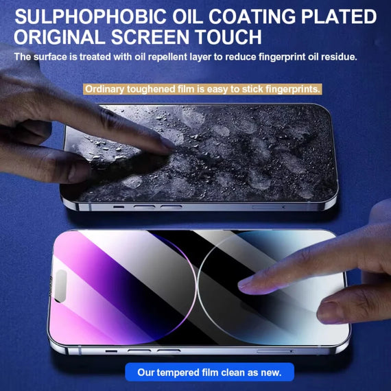 NNBILI 3 Tempered Glass Films+3 Lens Films Suitable For iPhone 16 15 14 13 12 Pro Max Mini Phone Protection Tempered Glass Film