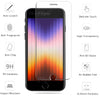 4Pcs For iPhone SE 2022 Glass iPhone SE 2022 2020 7 8 Plus Tempered Glass Transparent Clear 9H Screen Protector iPhone SE 2022