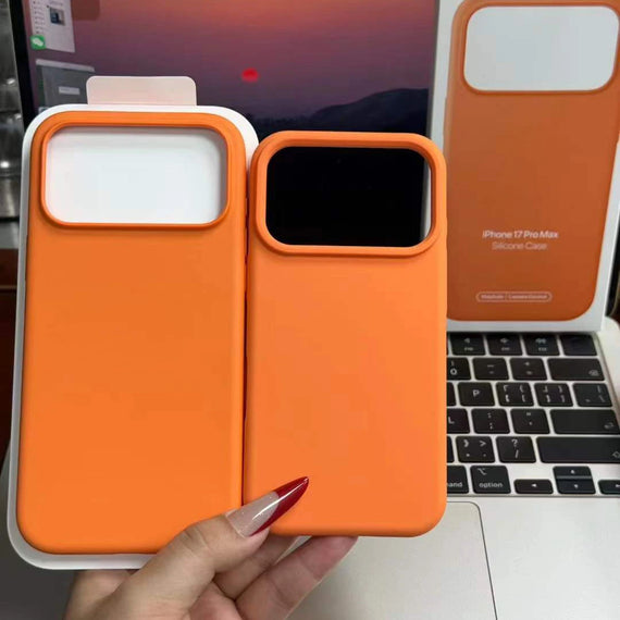 For iPhone 17 Pro Max Case Original Liquid Silicone Phone Cases For iPhone 17 Air 17Pro 17 Pro Max Skin Smooth Soft Bumper Cover