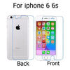 1 Pair (front+back) HD LCD clear glossy film For iphone 4 4G 4S 5 5g 5s 6 6s 6s 7 x 8 10 plus screen protector film guard