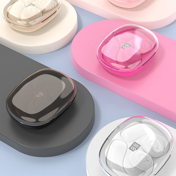 Digital Display Screen Leisure Sports Bluetooth Headset For Bone Conduction