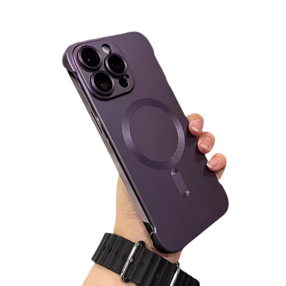 Ultra-thin Frameless Applicable IPhone14 Magnetic Phone Case