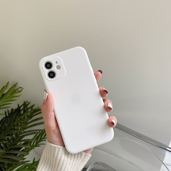 Fashion Simple Solid Color Phone Case Protection Cover