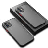 Contrasting Color Mobile Phone Hard Shell Anti-fall Frosted Protective Cover
