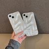 Three-dimensional Pleated Water Ripple Phone Case