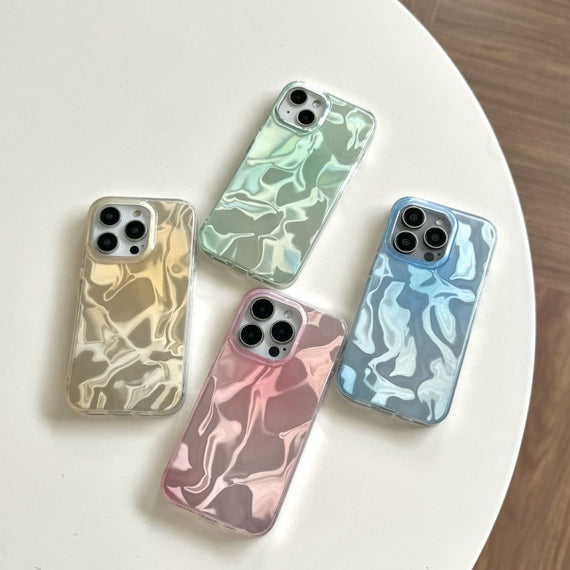 Gradient Double Layer Water Ripple Phone Case