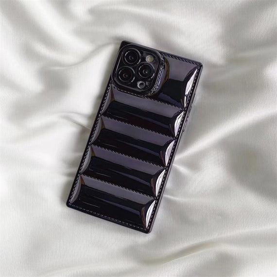 Electroplated Down Jacket Straight Edge Square For  Protective Cover