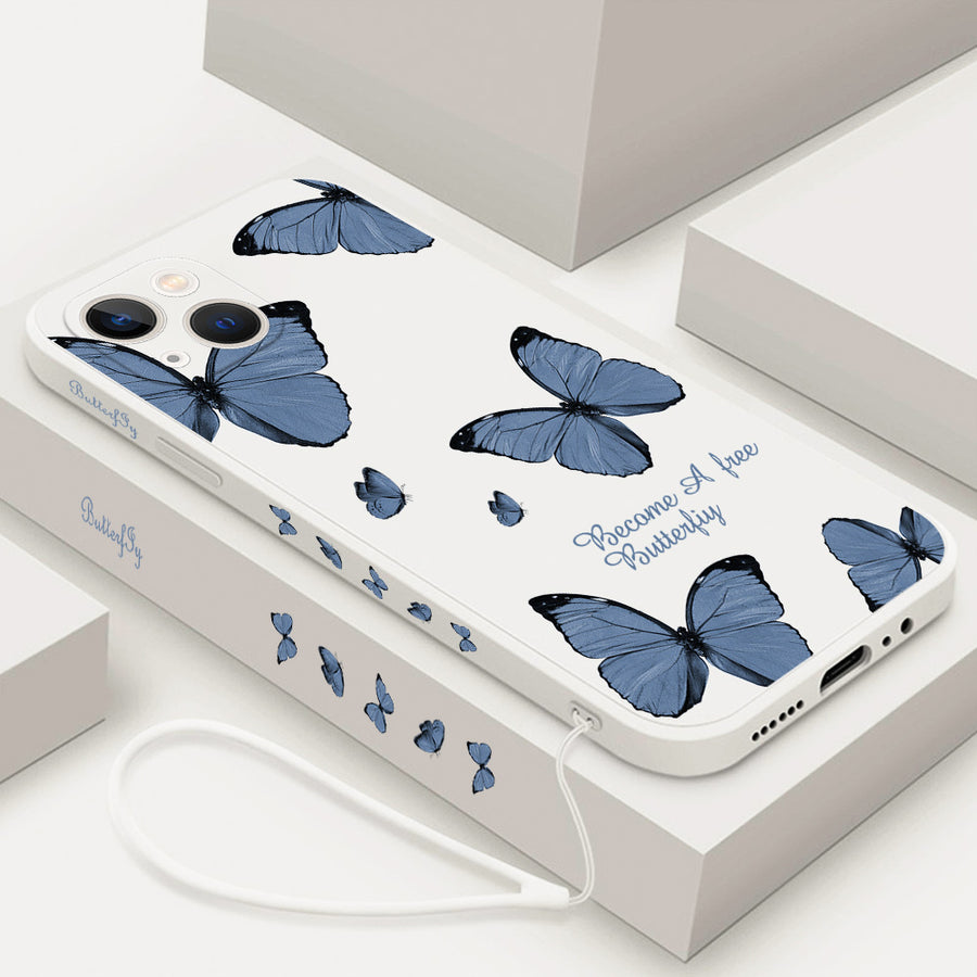 Schmetterlings-Handyhülle für iPhone 14 Pro Max 11 12 13 Pro Max